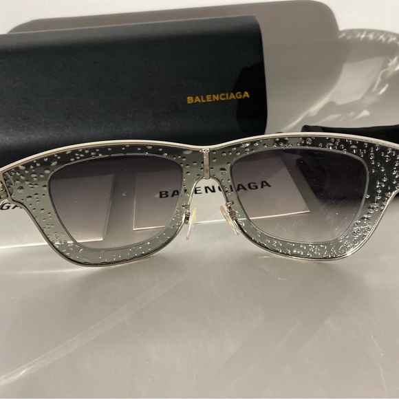 BALENCIAGA Clear Bubble Sunglasses NIB - Picture 10 of 11